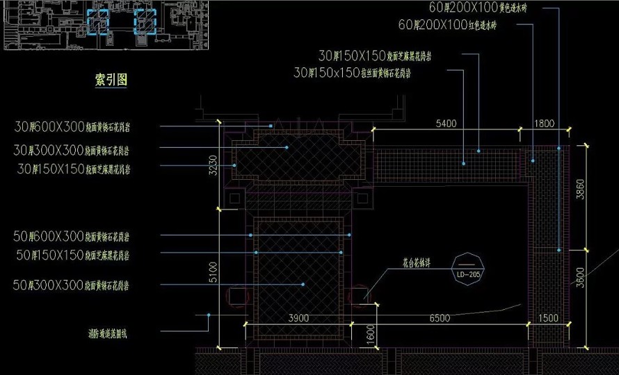 六十亿巨资打造-国际化水平城市综合体-内蒙呼市万达城市综合体二区景观设计全套施工图（园建 +植物 +水电+结构）