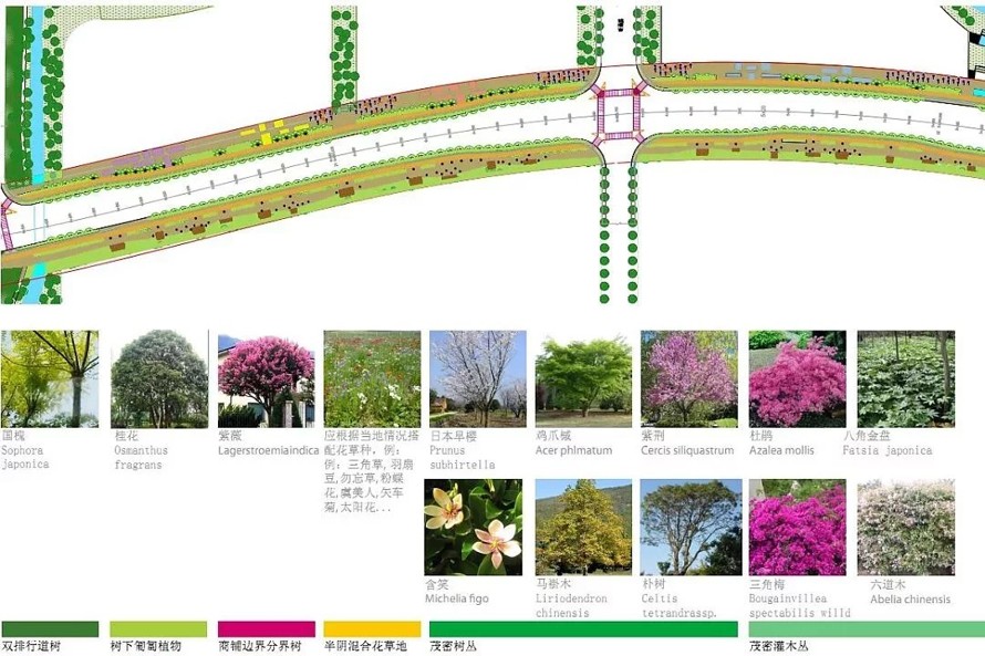 国家级新区-长沙湘江新区梅溪湖路西延线景观工程设计方案-法国岱禾规划与景观事务所（该项目资料为：180页PDF高清文