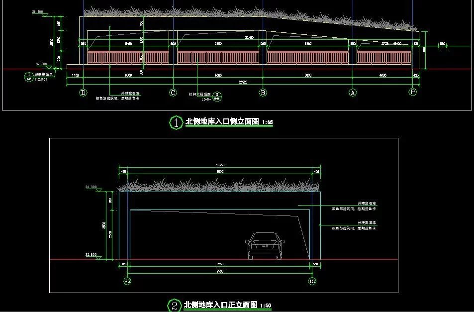 生态居住公寓景观设计全套施工图（该全套施工图包括：园建+植物+水电+标识+结构）