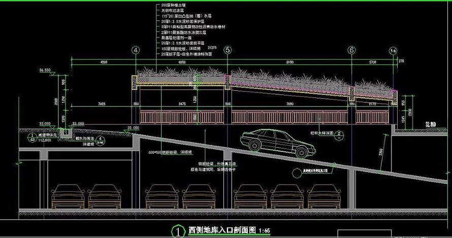 生态居住公寓景观设计全套施工图（该全套施工图包括：园建+植物+水电+标识+结构）